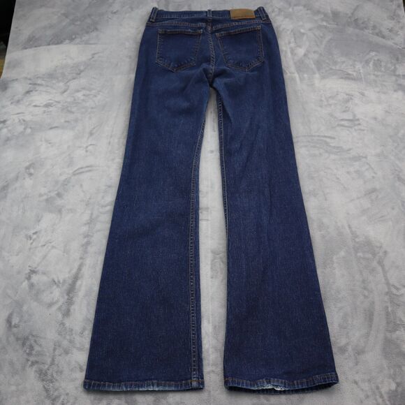 DKNY Pants Womens 6L Blue Bootcut Mid Rise Denim Button Zip Medium Wash Jeans - Picture 8 of 16
